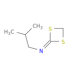 1-Propanamine, N-1,3-dithietan-2-ylidene-2-methyl-