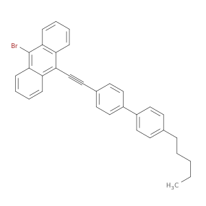 Anthracene, 9-bromo-10-[(4'-pentyl[1,1'-biphenyl]-4-yl)ethynyl]-