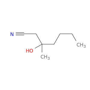 Heptanenitrile, 3-hydroxy-3-methyl-