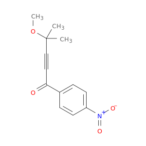 2-Pentyn-1-one, 4-methoxy-4-methyl-1-(4-nitrophenyl)-