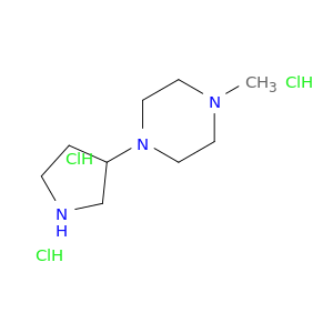 1-Methyl-4-(pyrrolidin-3-yl)piperazine trihydrochloride