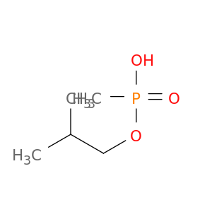Phosphonic acid,P-methyl-, mono(2-methylpropyl) ester