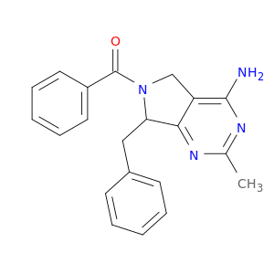 (4-amino-7-benzyl-2-methyl-5,7-dihydro-6h-pyrrolo[3,4-d]pyrimidin-6-yl)(phenyl)methanone