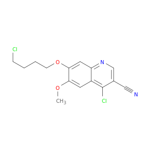 3-Quinolinecarbonitrile, 4-chloro-7-(4-chlorobutoxy)-6-methoxy-