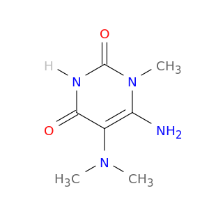 6-Amino-5-(dimethylamino)-1-methylpyrimidine-2,4(1H,3H)-dione