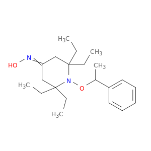 4-Piperidinone, 2,2,6,6-tetraethyl-1-(1-phenylethoxy)-, oxime