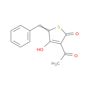 2(5H)-Thiophenone,3-acetyl-4-hydroxy-5-(phenylmethylene)-