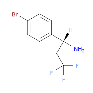 (1R)-1-(4-bromophenyl)-3,3,3-trifluoropropan-1-amine