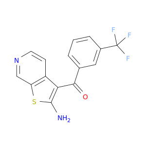 Methanone, (2-aminothieno[2,3-c]pyridin-3-yl)[3-(trifluoromethyl)phenyl]-