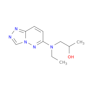 2-Propanol, 1-(ethyl-1,2,4-triazolo[4,3-b]pyridazin-6-ylamino)-