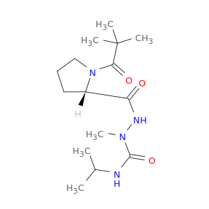 L-Proline,1-(2,2-dimethyl-1-oxopropyl)-,2-methyl-2-[[(1-methylethyl)amino]carbonyl]hydrazide