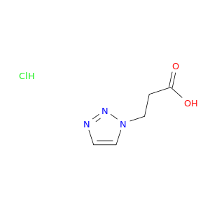 3-(1H-1,2,3-三唑-1-基)丙酸盐酸盐
