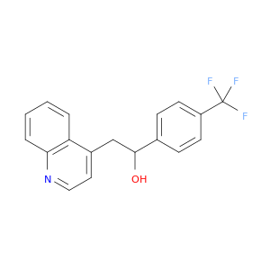 2-(QUINOLIN-4-YL)-1-(4-TRIFLUOROMETHYLPHENYL)ETHANOL