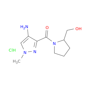 [1-(4-Amino-1-methyl-1H-pyrazole-3-carbonyl)pyrrolidin-2-yl]methanol Hydrochloride