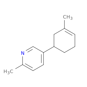 Pyridine, 2-methyl-5-(3-methyl-3-cyclohexen-1-yl)-