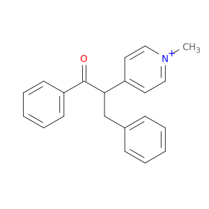 Pyridinium, 1-methyl-4-[2-oxo-2-phenyl-1-(phenylmethyl)ethyl]-