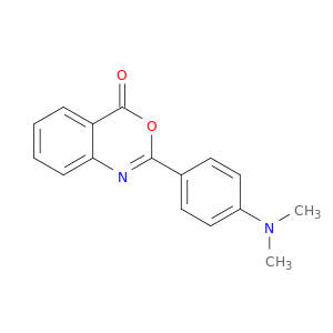 4H-3,1-Benzoxazin-4-one, 2-[4-(dimethylamino)phenyl]-