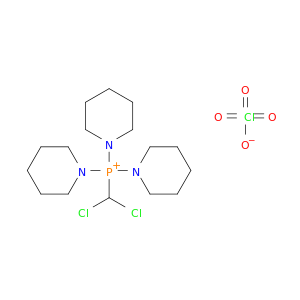 dichloromethyl-tris(1-piperidyl)phosphanium perchlorate