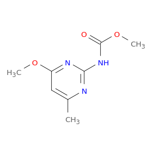 Carbamic acid, (4-methoxy-6-methyl-2-pyrimidinyl)-, methyl ester