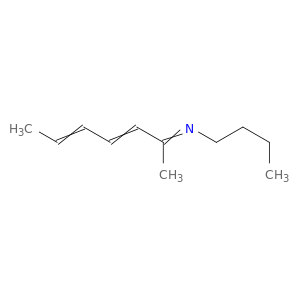 1-Butanamine, N-(1-methyl-2,4-hexadienylidene)-