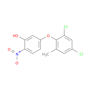 Phenol, 5-(2,4-dichloro-6-methylphenoxy)-2-nitro-