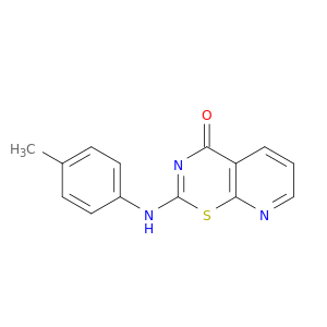 4H-Pyrido[3,2-e]-1,3-thiazin-4-one, 2-[(4-methylphenyl)amino]-