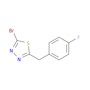 2-溴-5-[(4-氟苯基)甲基]-1,3,4-噻二唑
