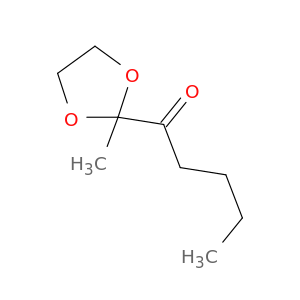 1-Pentanone, 1-(2-methyl-1,3-dioxolan-2-yl)-