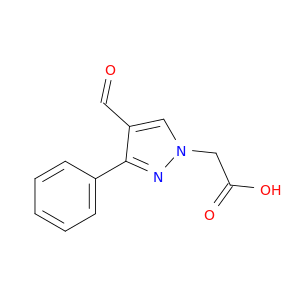 2-(4-甲酰基-3-苯基-1H-吡唑-1-基)乙酸