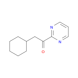 2-cyclohexyl-1-(pyrimidin-2-yl)ethan-1-one