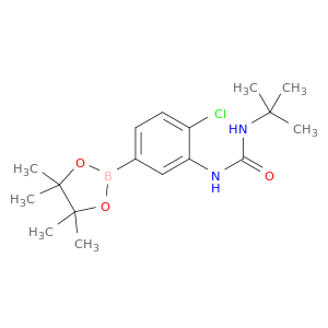 4-氯-3-叔丁基脲基苯硼酸频那醇酯