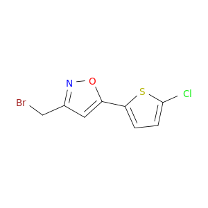 Isoxazole, 3-(bromomethyl)-5-(5-chloro-2-thienyl)-