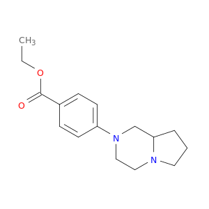 Benzoic acid, 4-(hexahydropyrrolo[1,2-a]pyrazin-2(1H)-yl)-, ethyl ester