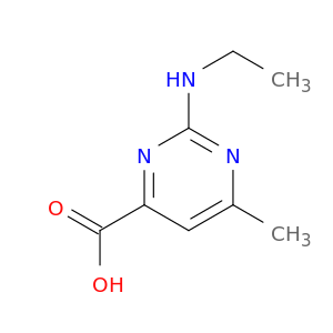2-乙基氨基-6-甲基-嘧啶-4-羧酸
