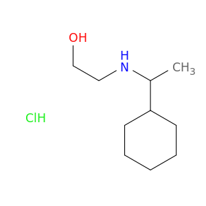 2-[(1-cyclohexylethyl)amino]ethan-1-ol hydrochloride