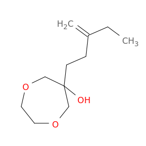 1,4-Dioxepan-6-ol, 6-(3-methylenepentyl)-
