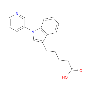 1H-Indole-3-pentanoic acid, 1-(3-pyridinyl)-