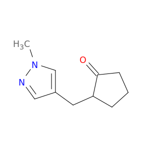 2-[(1-Methyl-1H-pyrazol-4-yl)methyl]cyclopentan-1-one