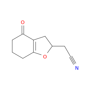 2-(4-oxo-2,3,4,5,6,7-hexahydro-1-benzofuran-2-yl)acetonitrile