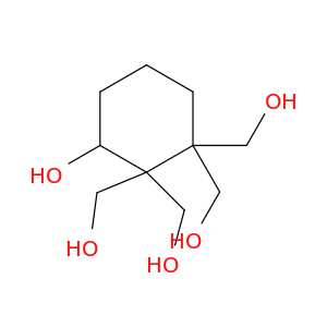 Cyclohexanetetramethanol, hydroxy-