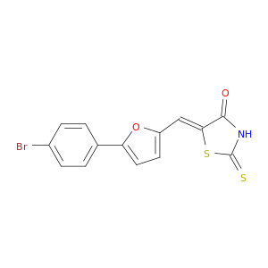 (5Z)-5-{[5-(4-BROMOPHENYL)-2-FURYL]METHYLENE}-2-THIOXO-1,3-THIAZOLIDIN-4-ONE