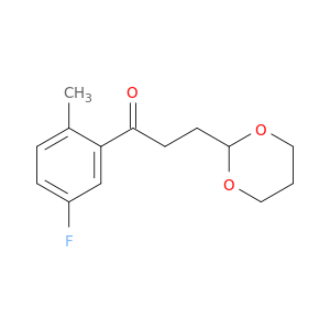 3-(1,3-DIOXAN-2-YL)-5'-FLUORO-2'-METHYLPROPIOPHENONE