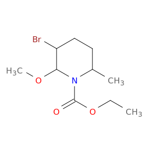 1-Piperidinecarboxylic acid, 3-bromo-2-methoxy-6-methyl-, ethyl ester