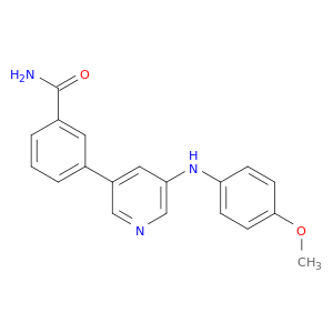 Benzamide, 3-[5-[(4-methoxyphenyl)amino]-3-pyridinyl]-