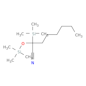 Octanenitrile, 2-(trimethylsilyl)-2-[(trimethylsilyl)oxy]-