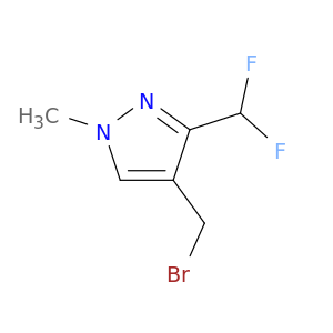 4-(bromomethyl)-3-(difluoromethyl)-1-methyl-1H-pyrazole