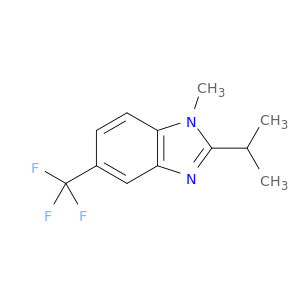 1H-Benzimidazole, 1-methyl-2-(1-methylethyl)-5-(trifluoromethyl)-