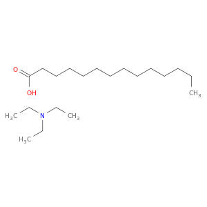 Tetradecanoic acid, compd. with N,N-diethylethanamine (1:1)