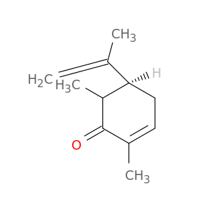 2-Cyclohexen-1-one, 2,6-dimethyl-5-(1-methylethenyl)-, (5S)-