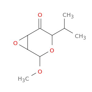 3,7-Dioxabicyclo[4.1.0]heptan-5-one, 2-methoxy-4-(1-methylethyl)-